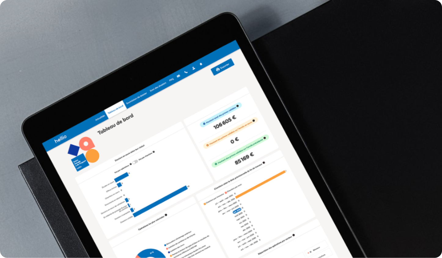 écran tablette plateforme primes 1